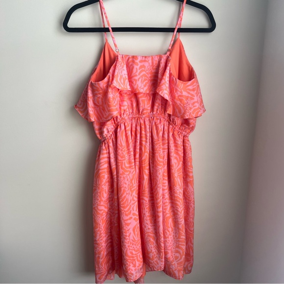 Lilly Pulitzer For Target Satin Flounce Dress M - Picture 4 of 7